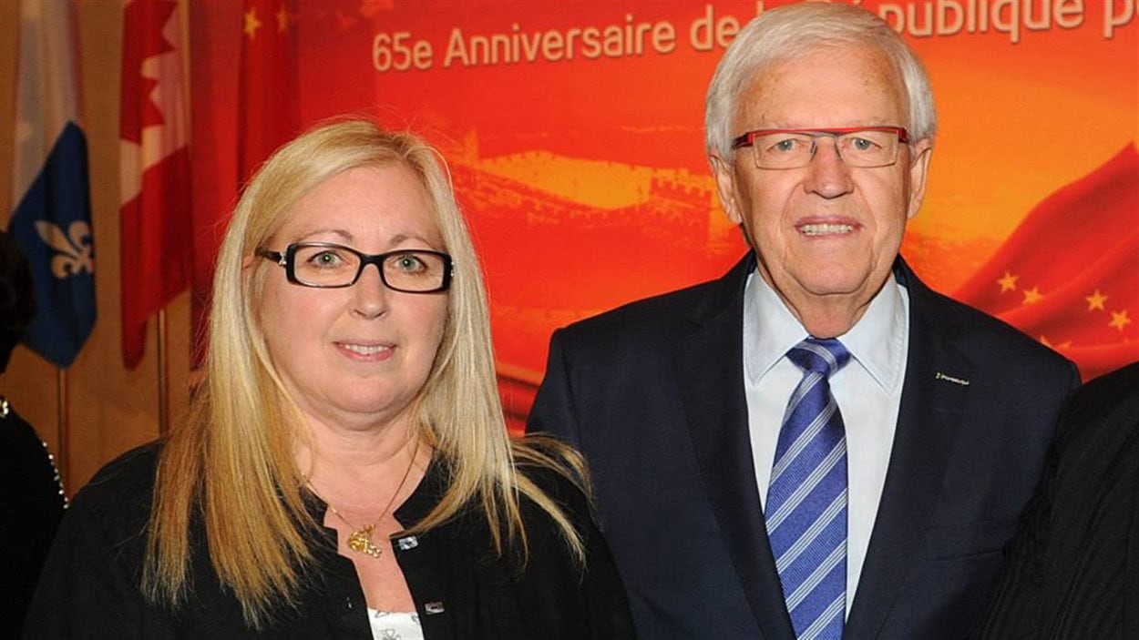 Le maire de Brossard, Paul Leduc, et sa conjointe Louise Plante.