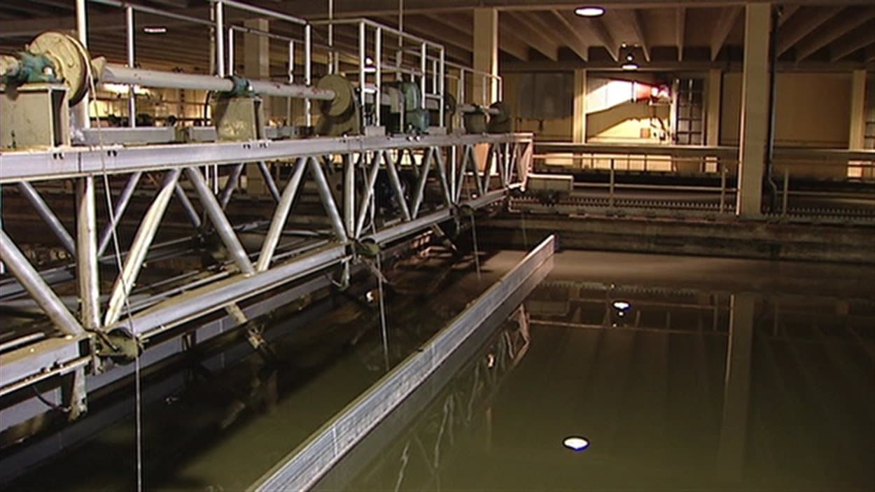 L'usine de traitement de l'eau Buffalo Pound. 