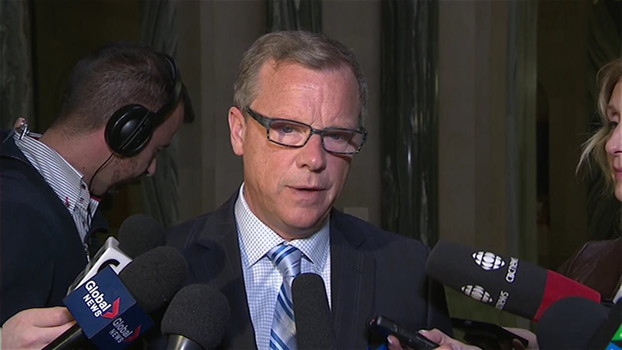 Le premier ministre de la Saskatchewan, Brad Wall