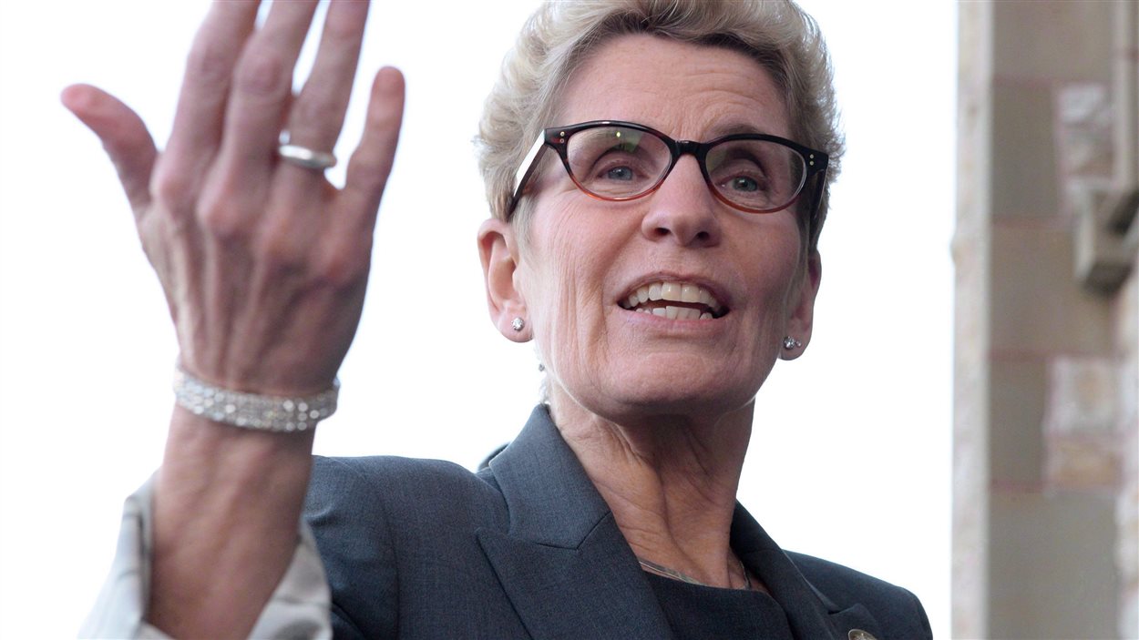 La première ministre de l'Ontario, Kathleen Wynne