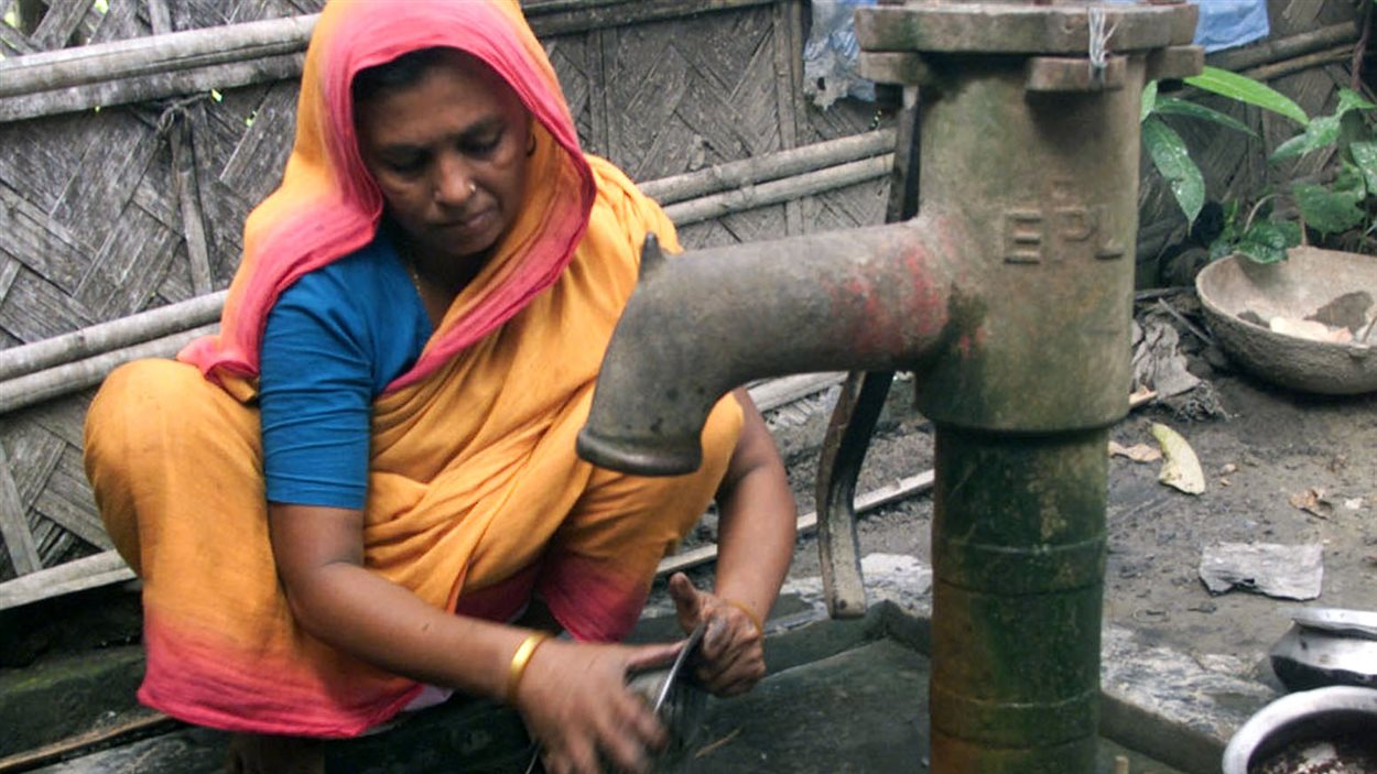 Un puits au Bangladesh