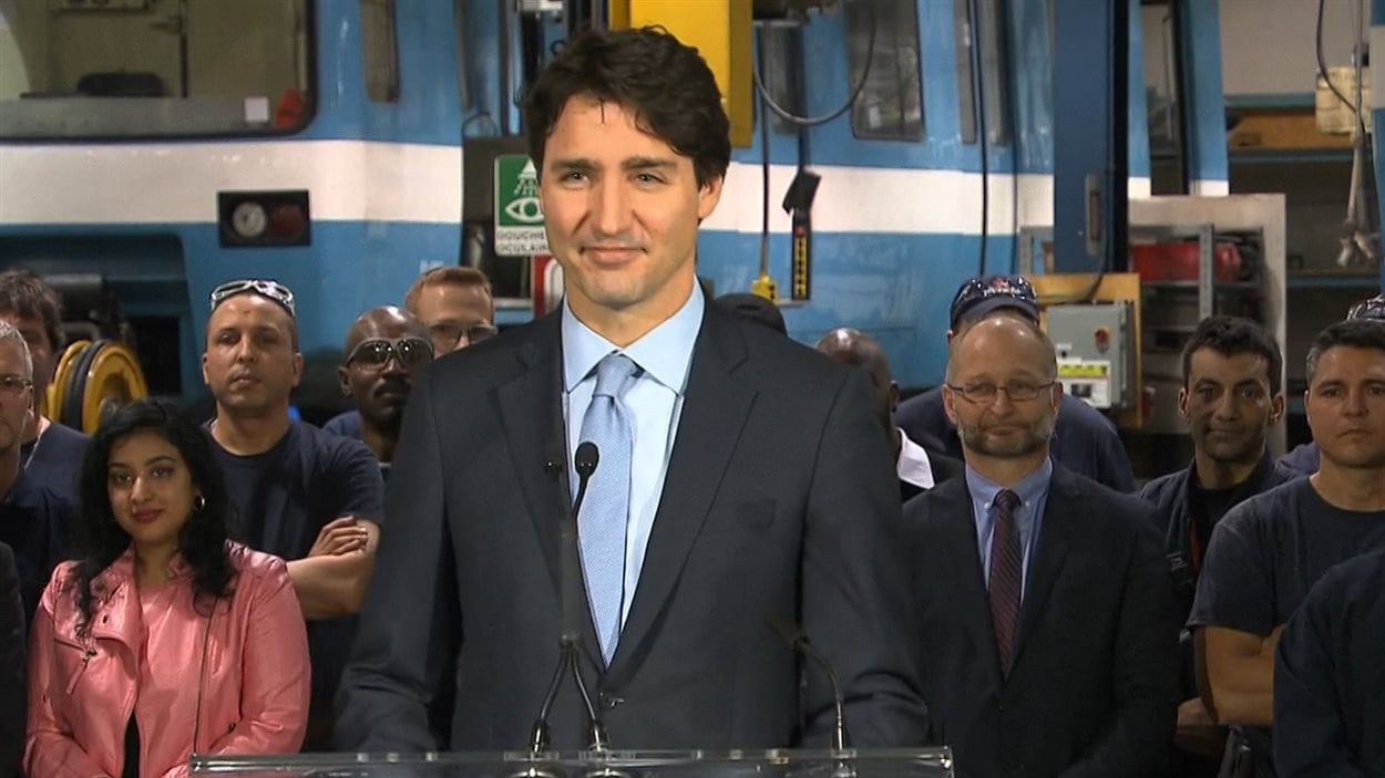 Le premier ministre du Canada, Justin Trudeau