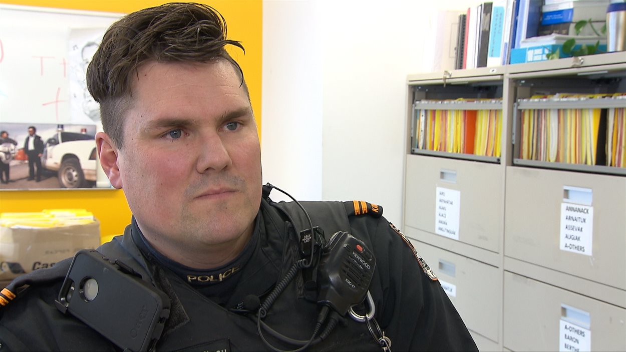 Michael Filteau, policier à Kuujjuaq depuis 9 ans.