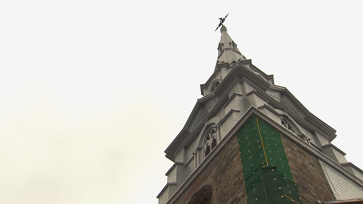 Le clocher de la cathédrale de Rimouski