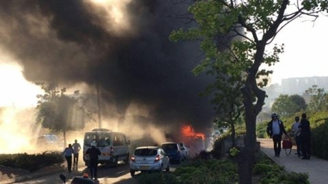 Explosion dans un autobus à Jérusalem.