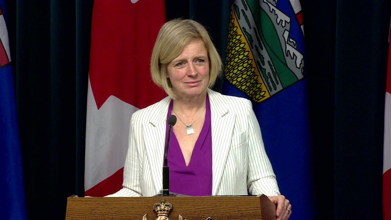 La première ministre de l'Alberta, Rachel Notley