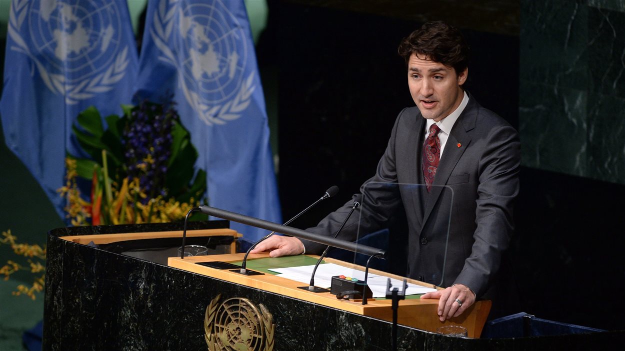 Justin Trudeau à l'ONU