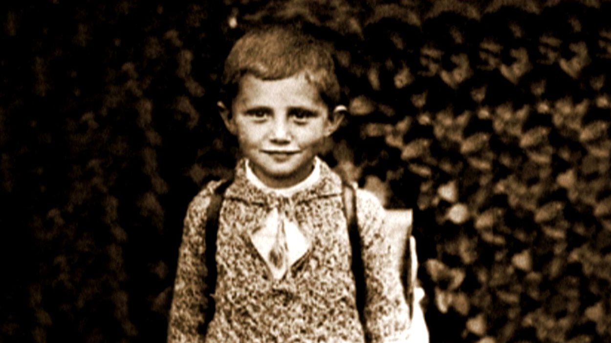 Le pape Benoît XVI alors qu'il était enfant.