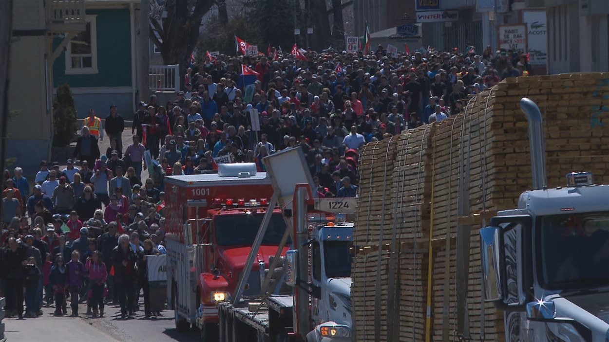 Plus de 2000 personnes ont marché à Saint-Félicien