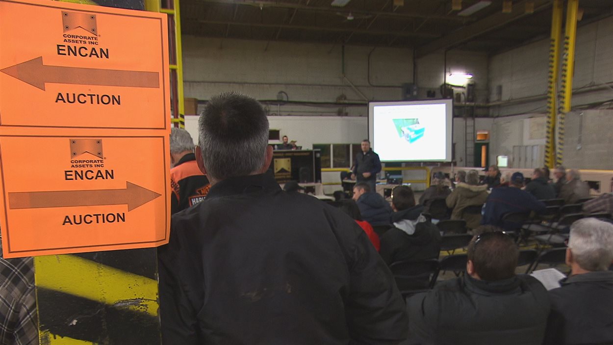 Des équipements de l'usine de Graphic Packaging à Saguenay ont été vendus à l'encan