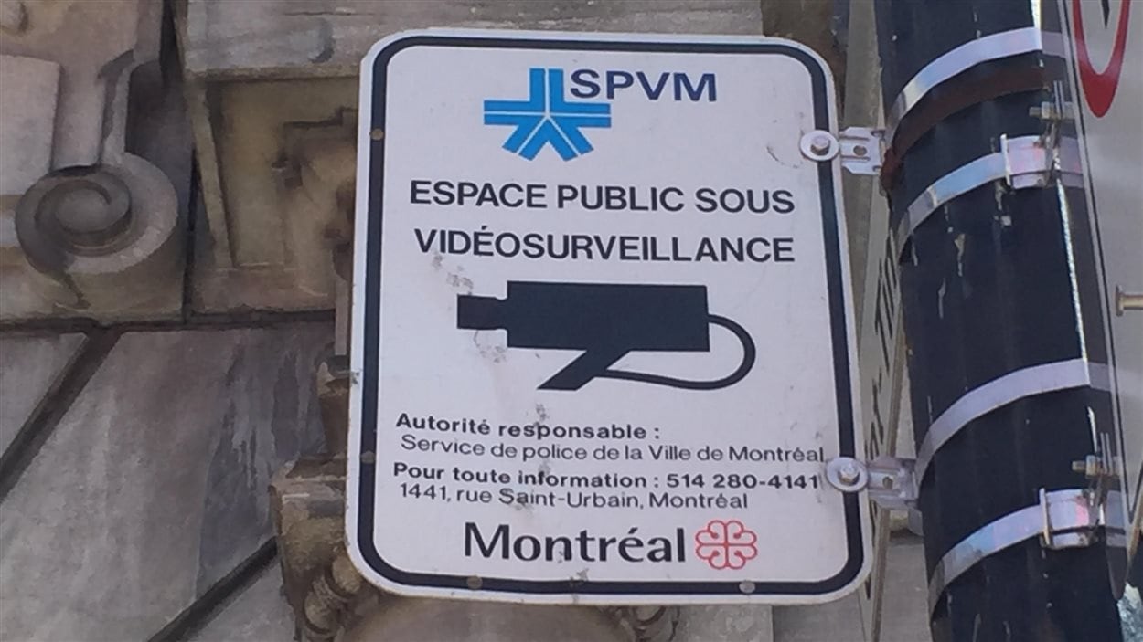 Les caméras de surveillance du SPVM doivent être accompagnées d'un affichage.