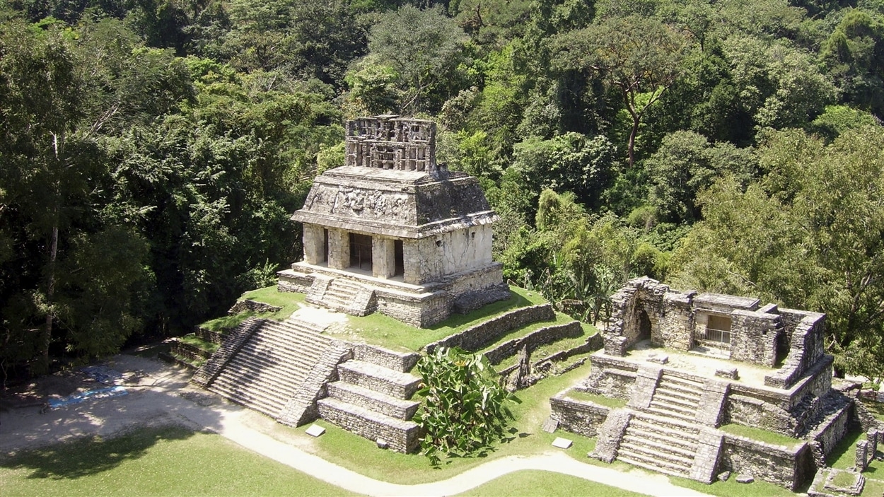 La cité maya de Palenque, dans l'État mexicain du Chiapas