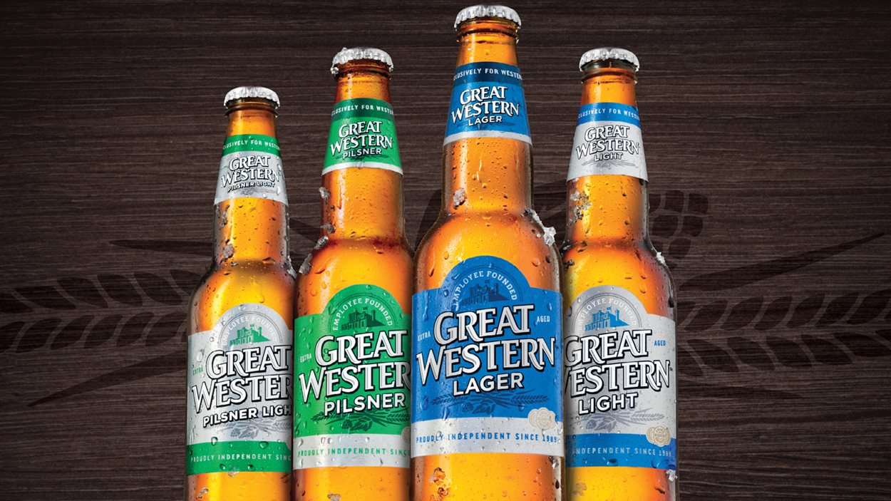 Des bières de la brasserie saskatchewanaise Great Western.