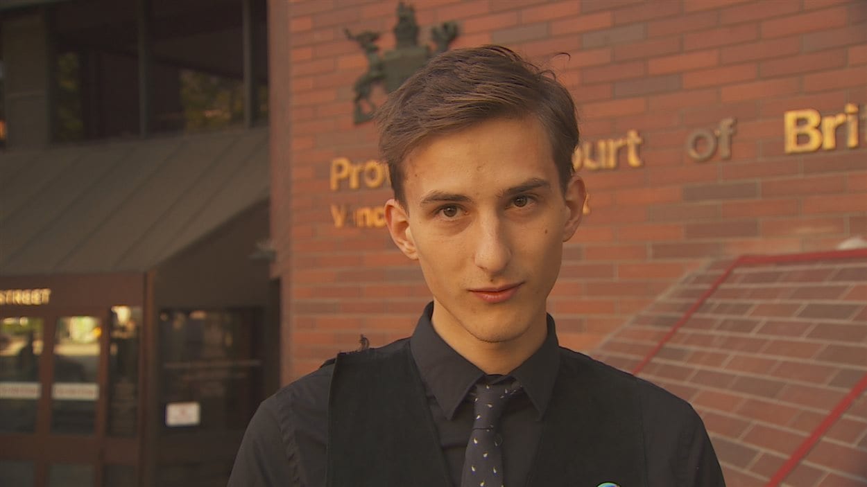 Jakub Markiewicz, militant anti-Kinder Morgan.