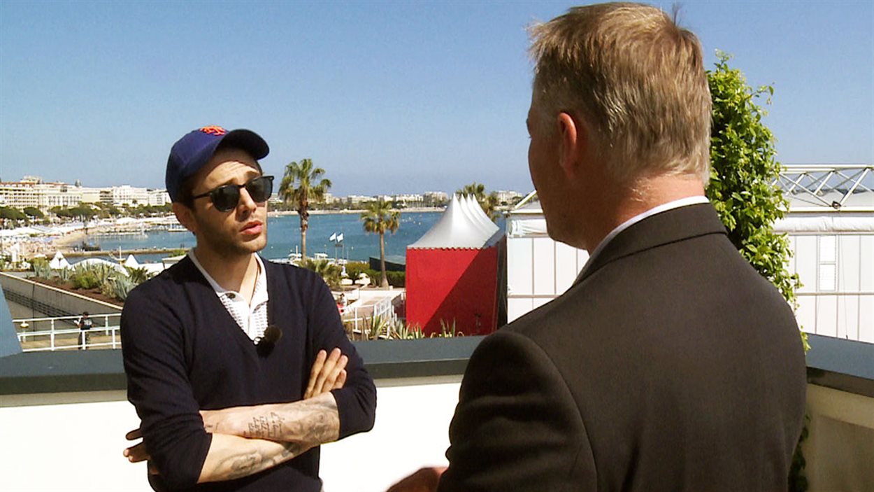 Xavier Dolan en entrevue avec Jean-François Bélanger à Cannes