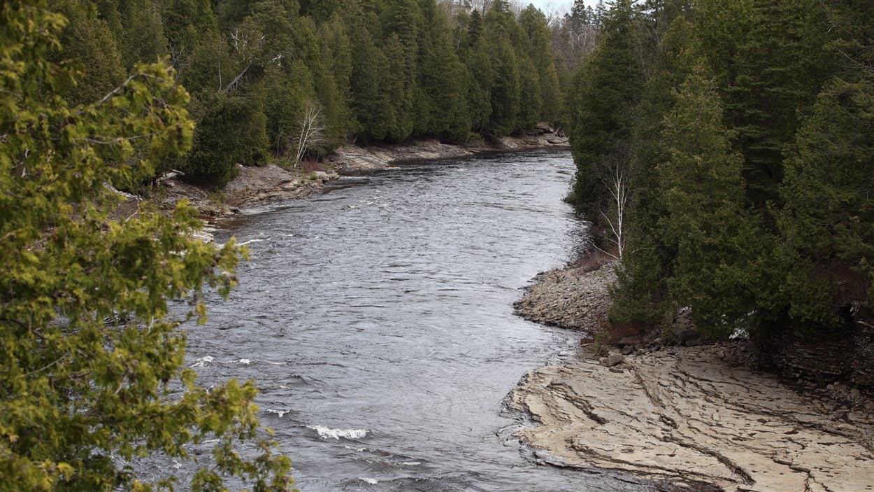 La rivière Montmorency dans le secteur de Beauport