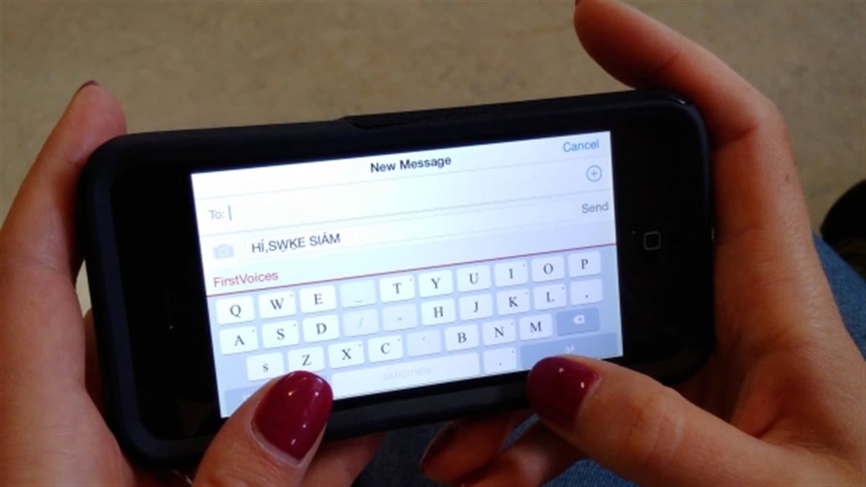 La nouvelle application FirstVoices permet de texter en 100 différentes langues autochtones.