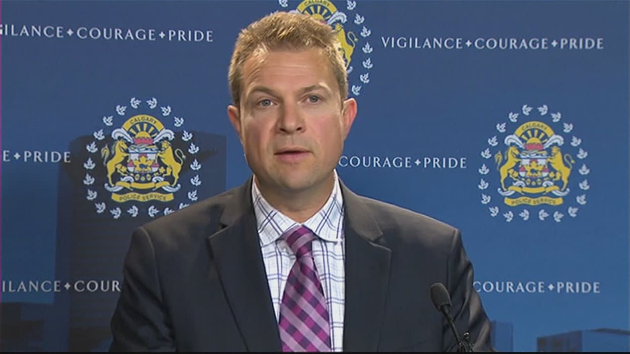 Le sergent Martin Schiavetta de la police de Calgary.