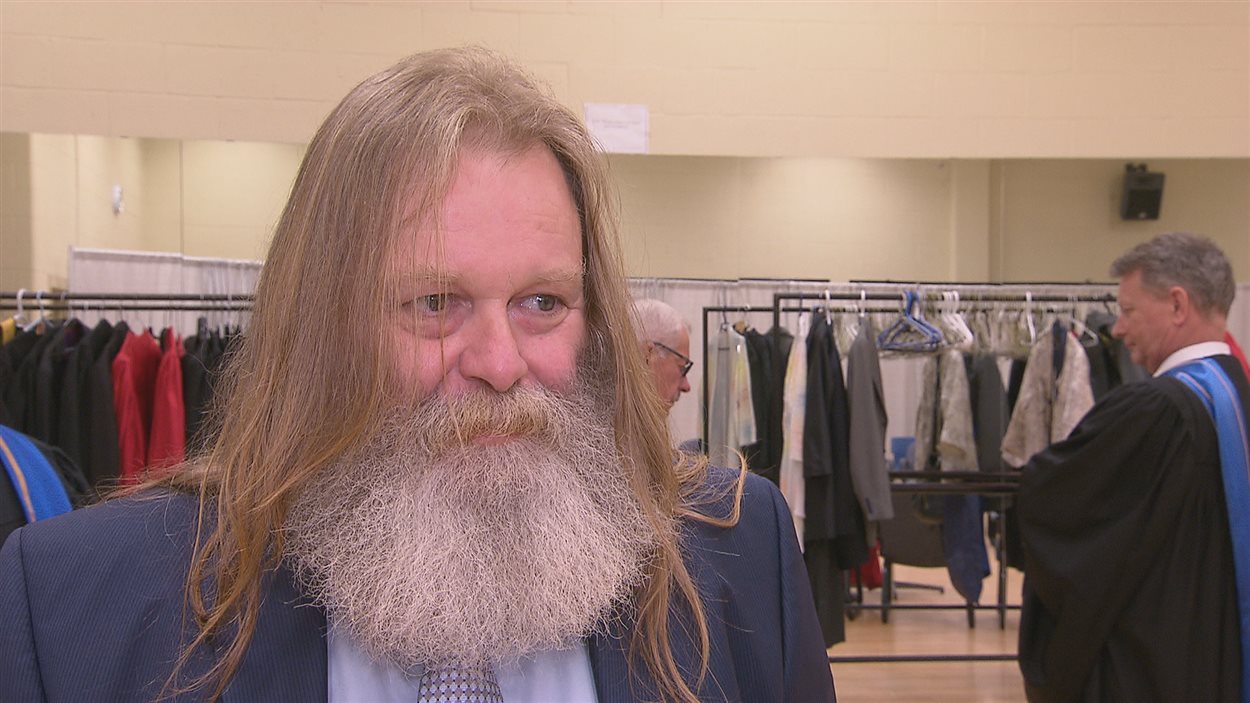 Claude Robinson de passage à l'Université de Moncton
