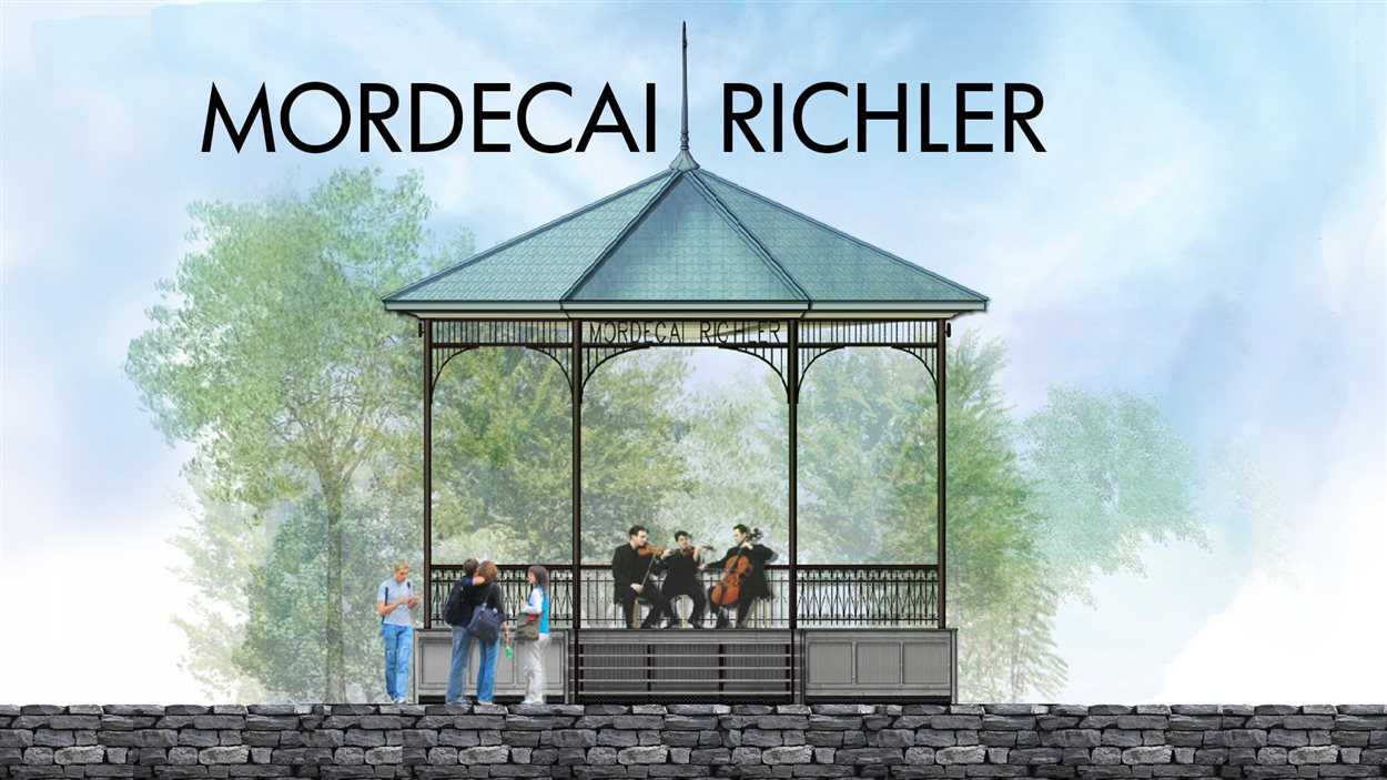 Le futur kiosque Mordecai-Richler, tel qu'imaginé par la firme d'architectes Beaupré Michaud et Associés