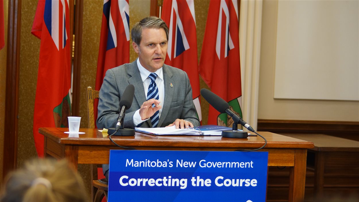 Cameron Friesen, ministre des Finances du Manitoba.