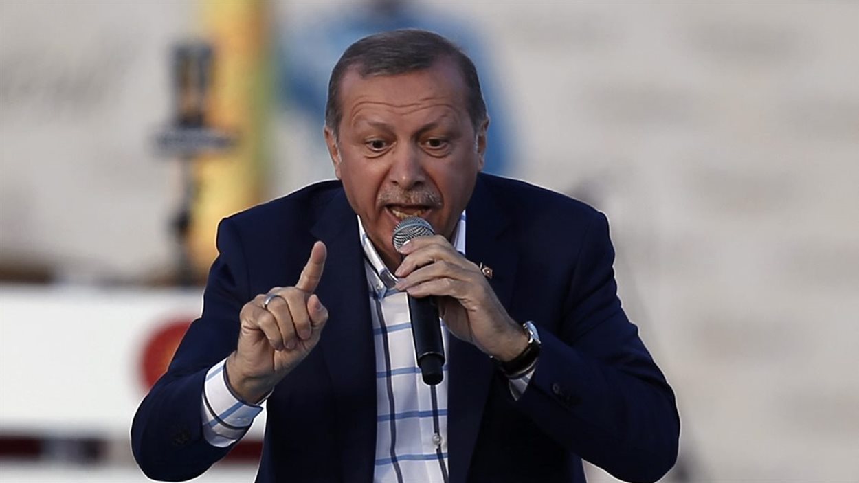 Le président de la Turquie, Recep Tayyip Erdogan