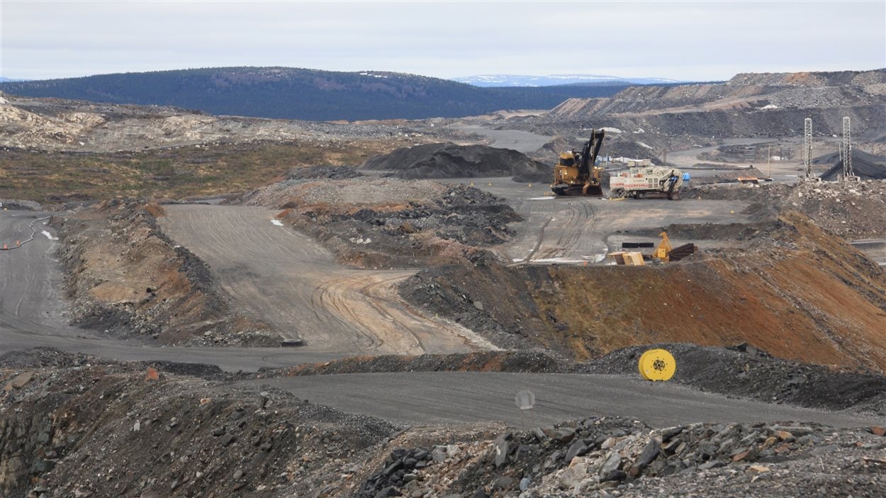 La mine du lac Bloom, près de Fermont