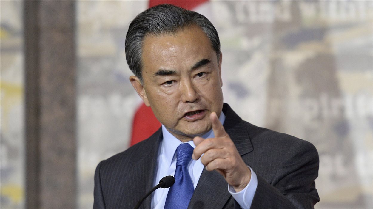 Le ministre chinois des Affaires étrangères Wang Yi.