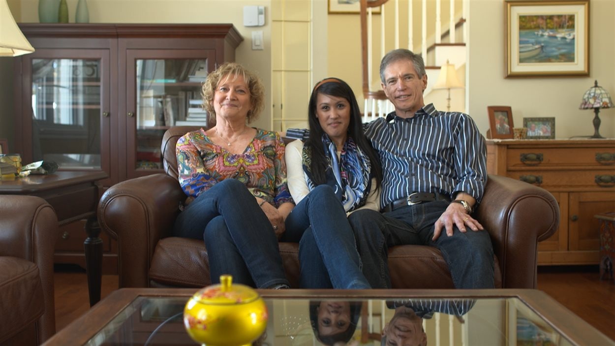 Pascale Genest et ses parents