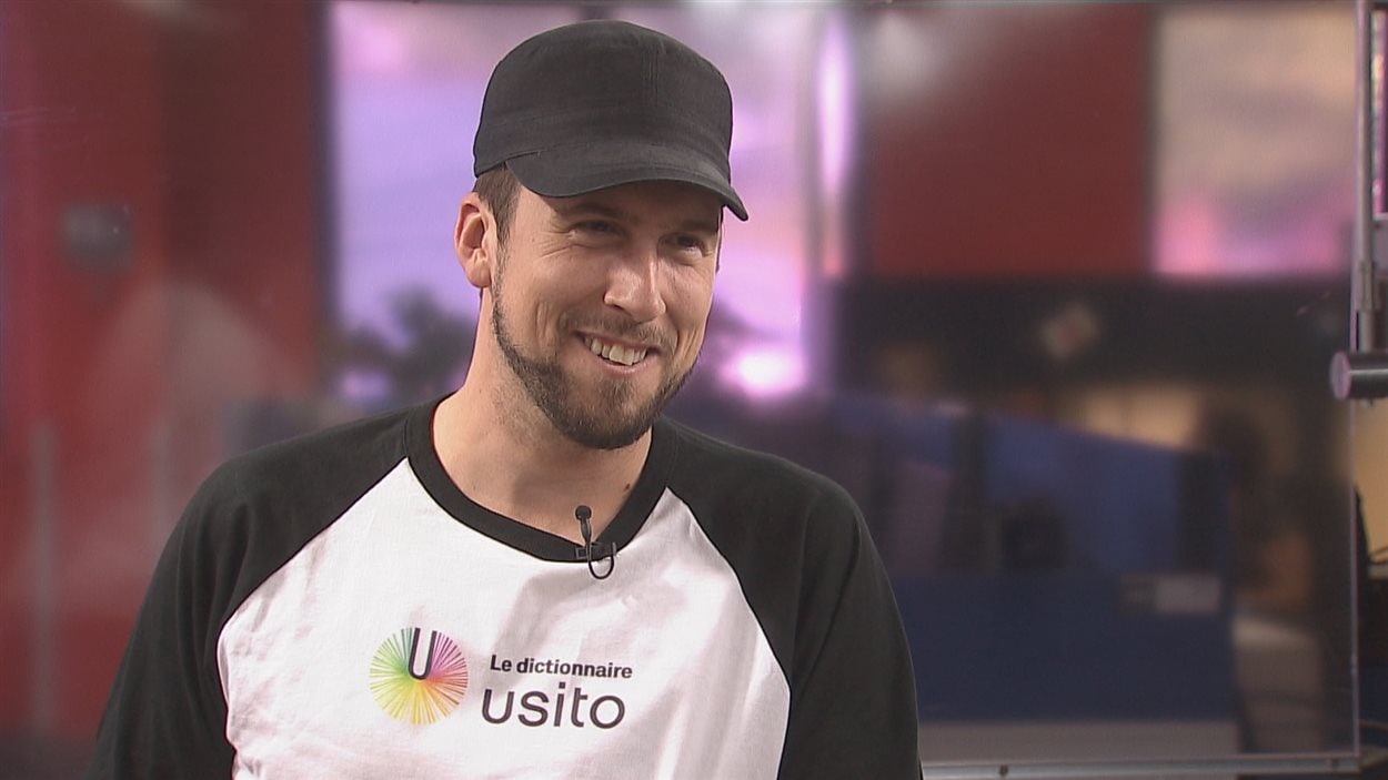David Goudreault, slameur et porte-parole du dictionnaire Usito