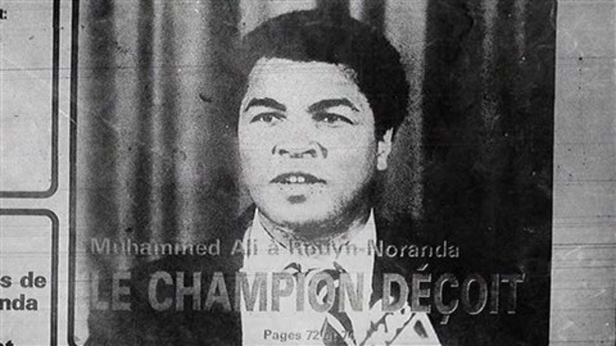 La fois où Muhammad Ali est venu à Rouyn-Noranda | Radio-Canada