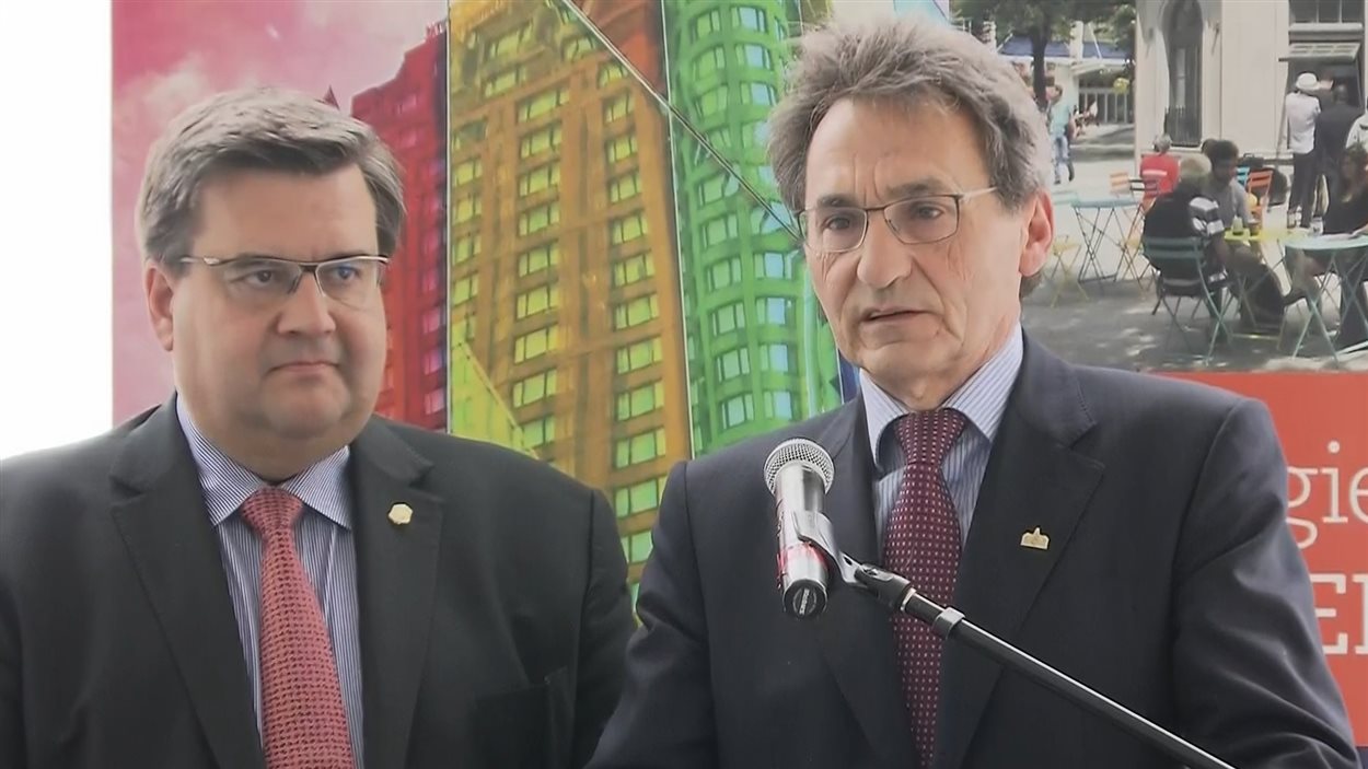 Denis Coderre et Richard Bergeron