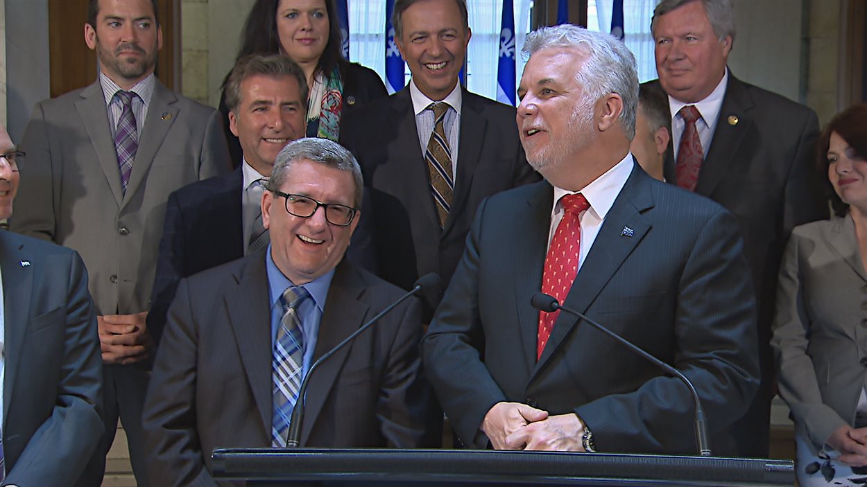 Le maire Labeaume parle d'un «jour historique» pour Québec.