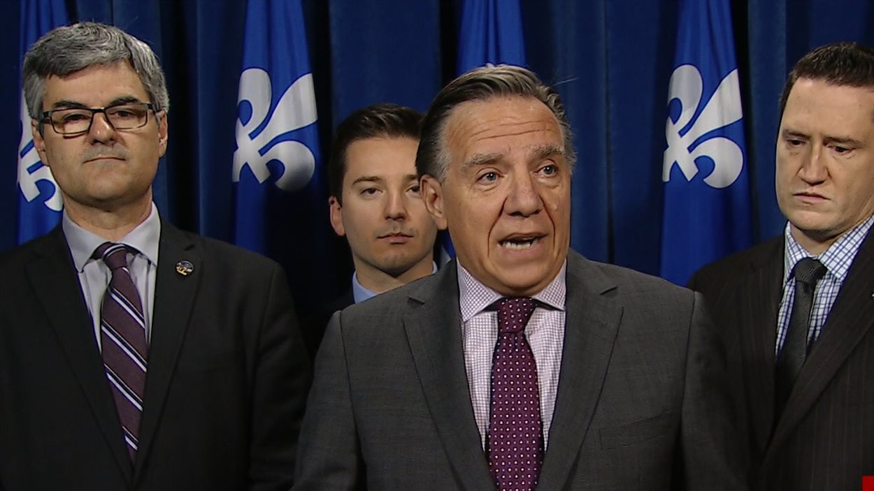 Le chef de la CAQ, François Legault