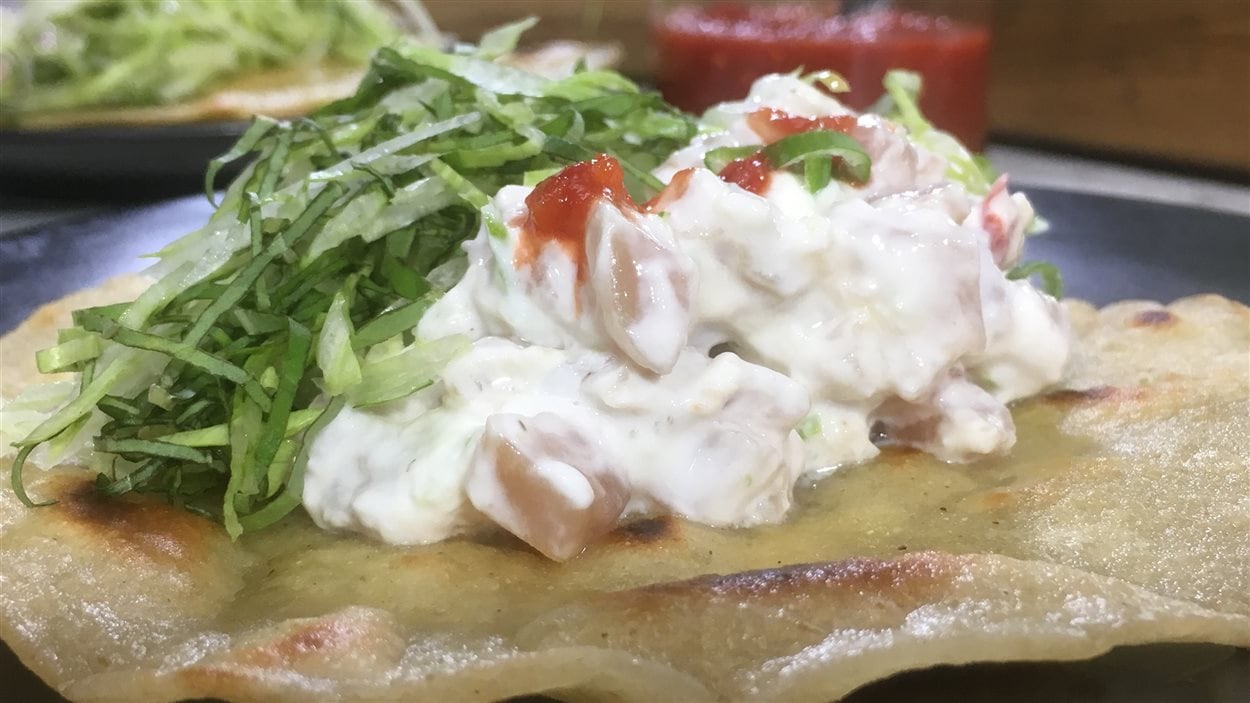 Taco d’albacore (thon blanc)