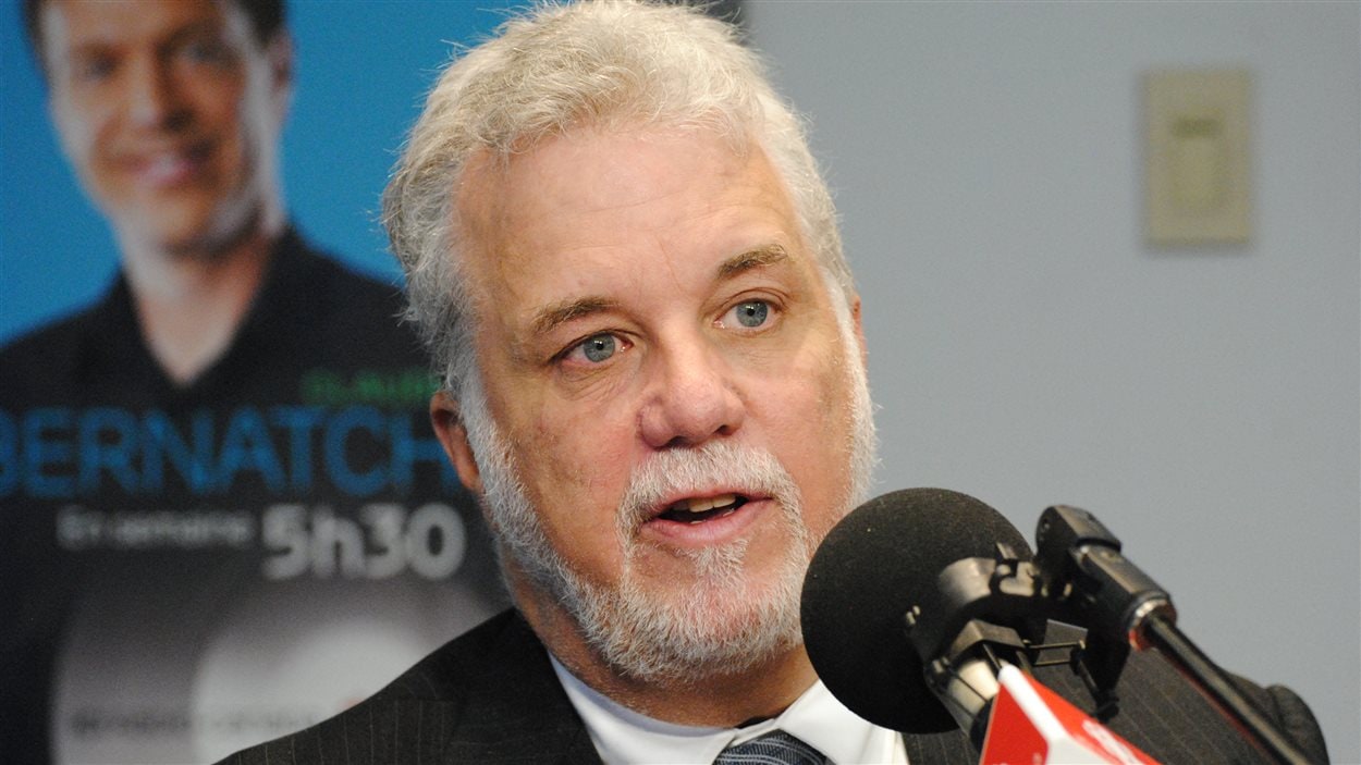 Le premier ministre Philippe Couillard