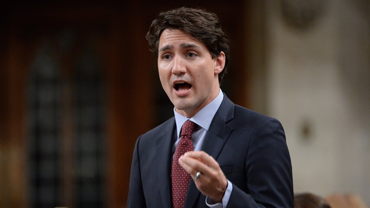 Justin Trudeau à la Chambre des communes
