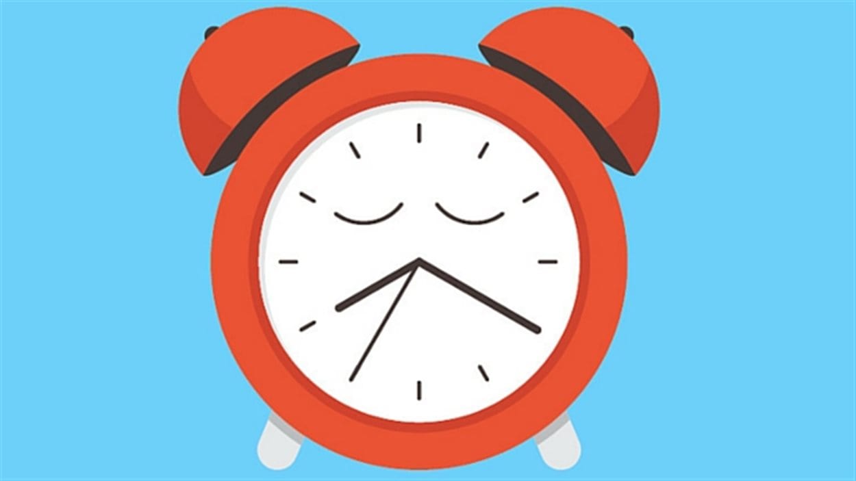 Illustration - Les enfants canadiens sont inactifs et ils pourraient en perdre le sommeil.