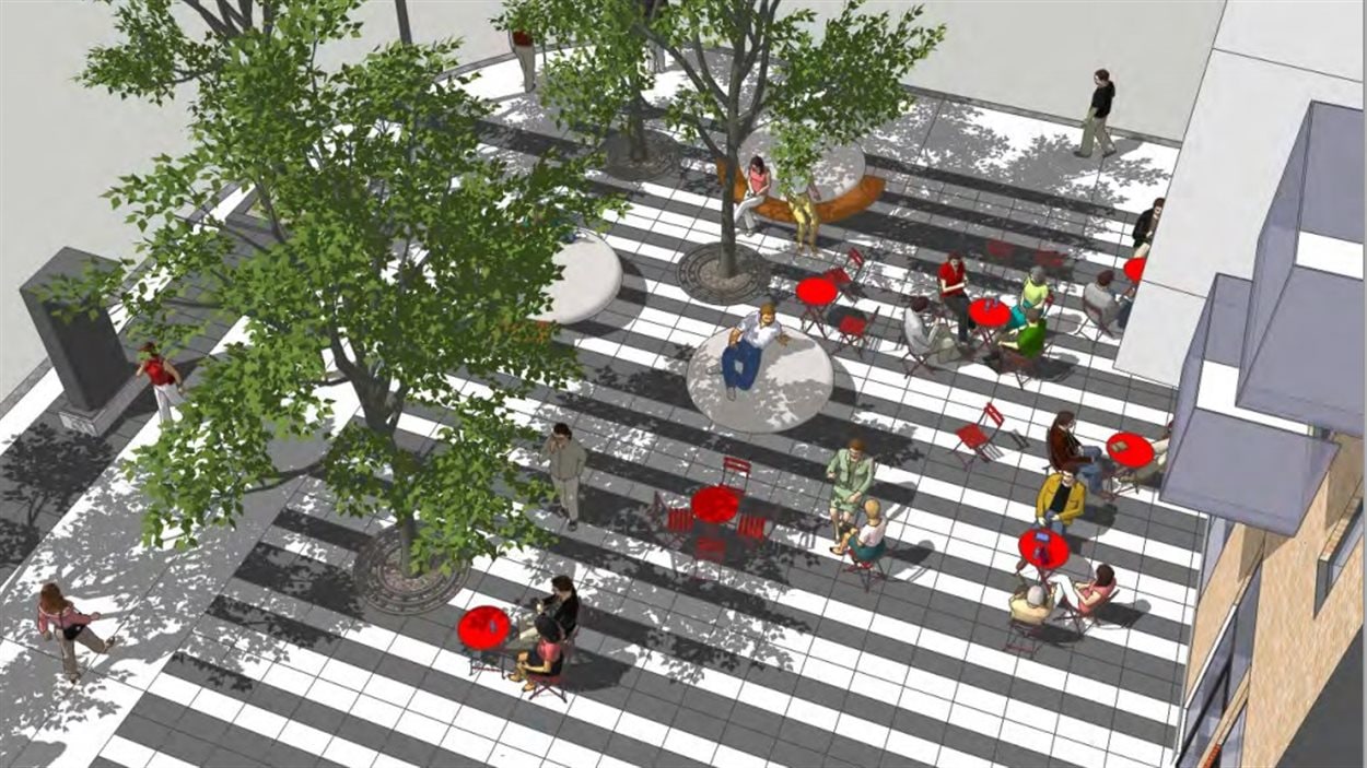La place publique portera le nom de Richard Garneau.