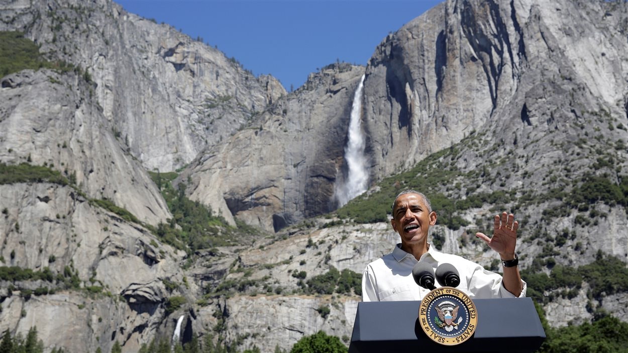 Barack Obama au parc Yosémite