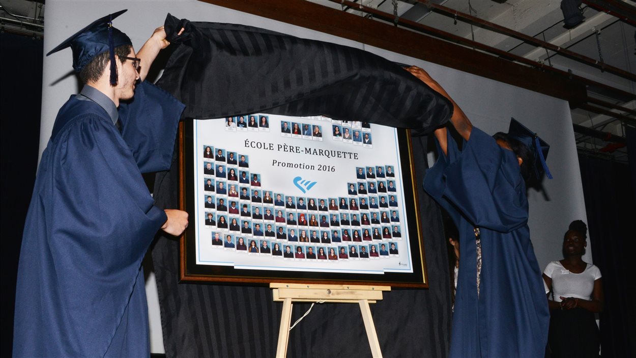 La mosaïque des finissants de la cohorte de 2016 de l'École Père-Marquette