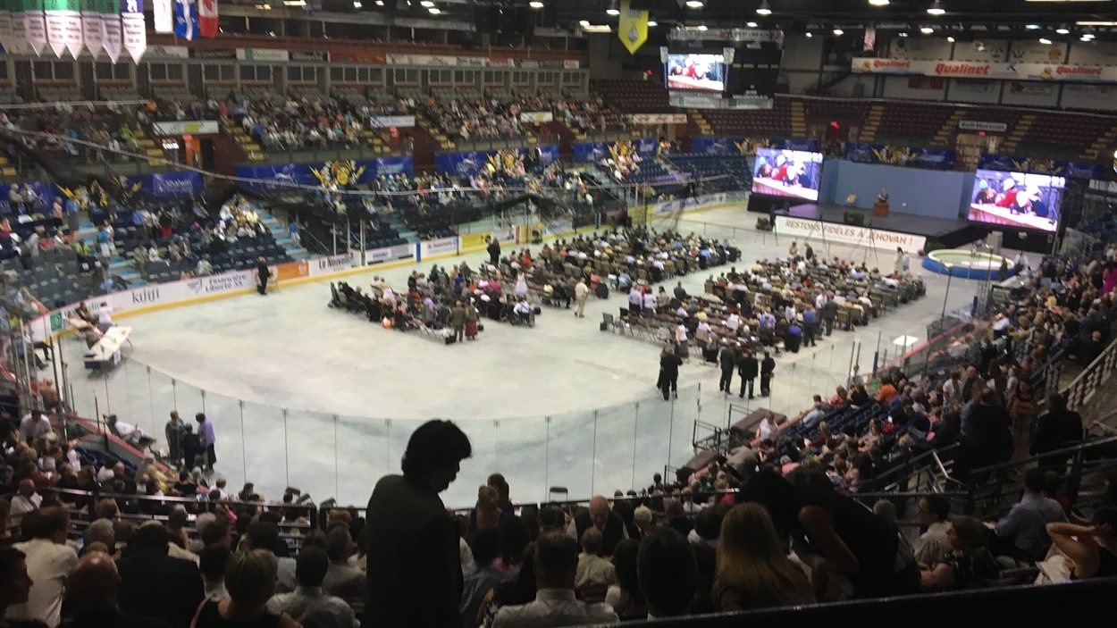 L'aréna de Shawinigan transformé en lieu de culte pour la fin de