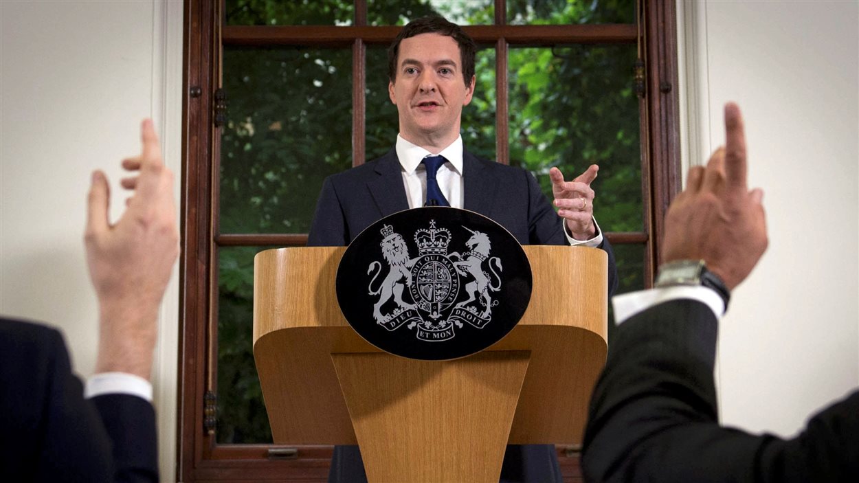 Le ministre des Finances du Royaume-Uni, George Osborne