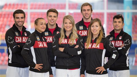 Les judokas Antoine Bouchard, Ecaterina Guica, Arthur Margelidon, Kelita Zupancic, Antoine Valois-Fortier, Catherine Beauchemin-Pinard et Sergio Pessoa Jr représenteront le Canada aux Jeux olympiques de Rio.