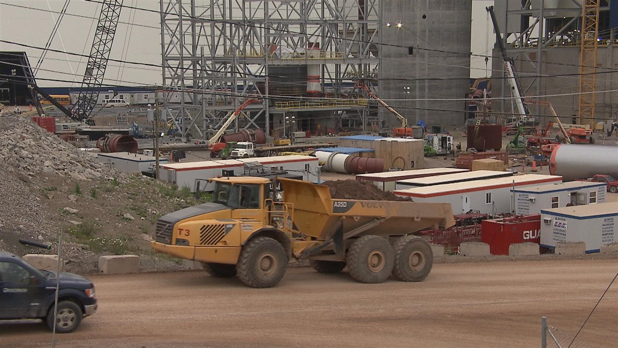 Construction de la cimenterie de Ciment McInnis