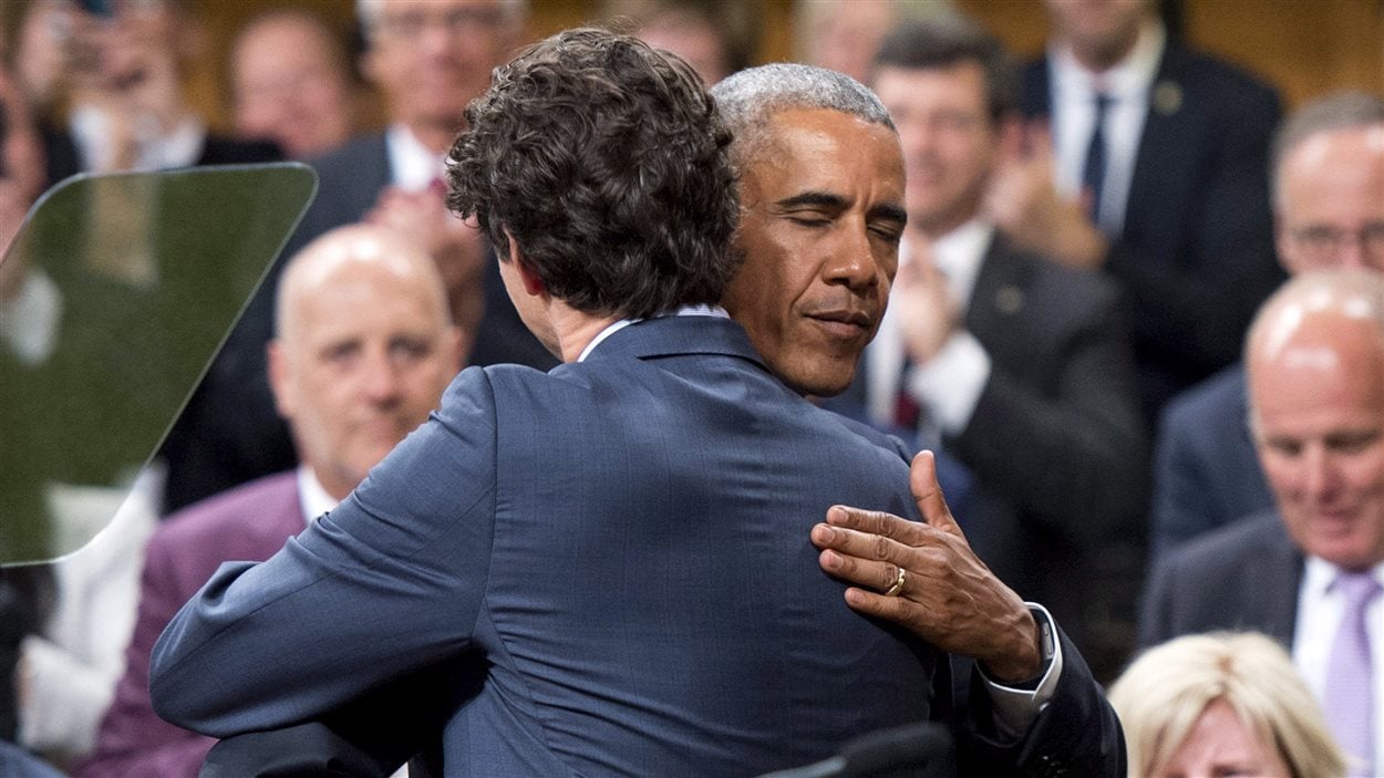 Barack Obama et Justin Trudeau