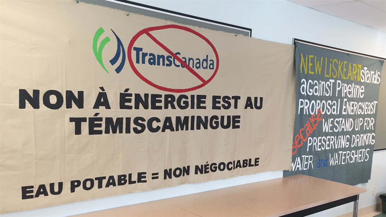 Soirée d'information sur le projet d'oléoduc d'Énergie Est de TransCanada à Ville-Marie