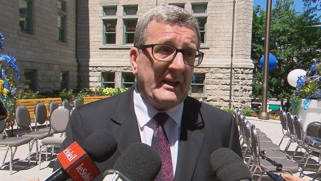 Le maire de Québec, Régis Labeaume