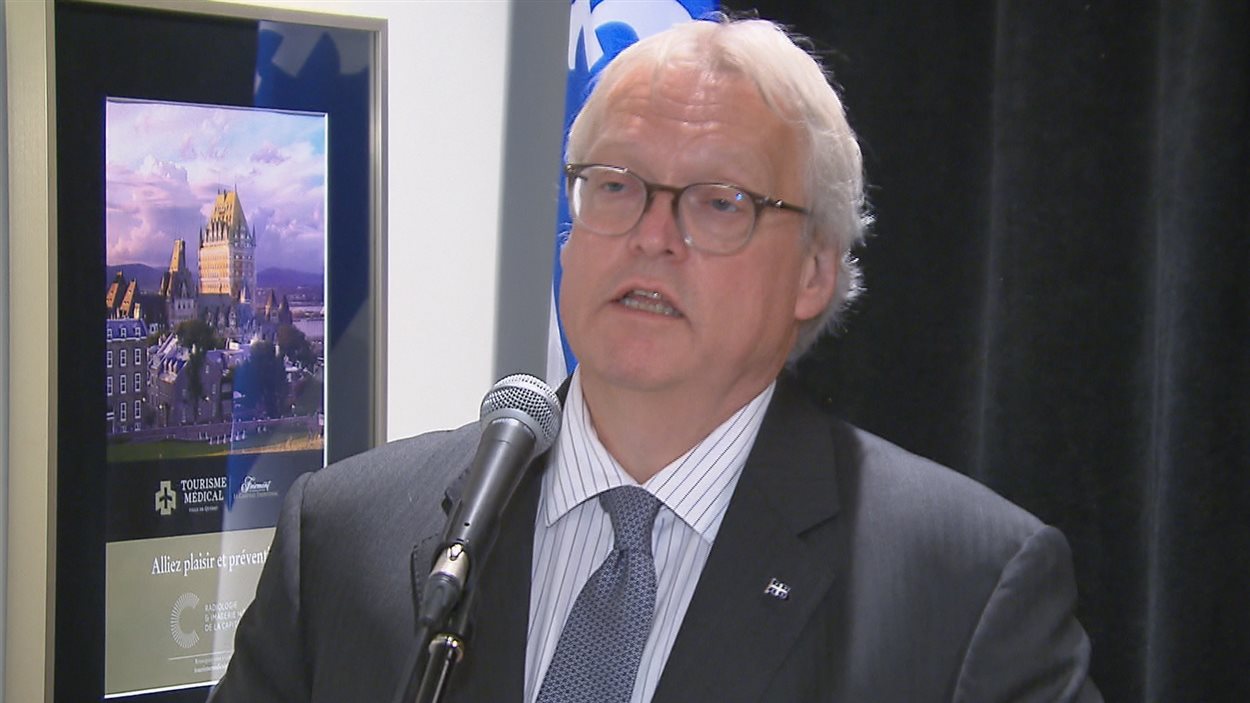 Le ministre de la Santé du Québec, Gaétan Barrette