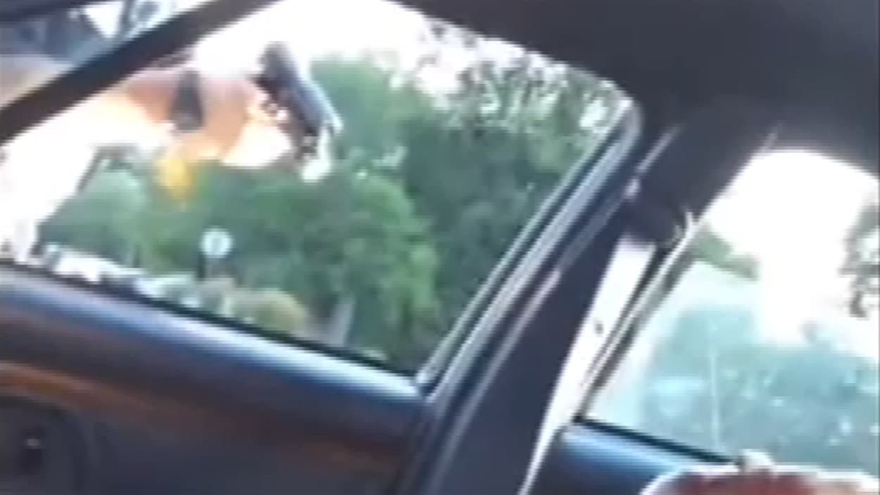 Image tirée de la vidéo publiée par la conjointe de Philando Castile